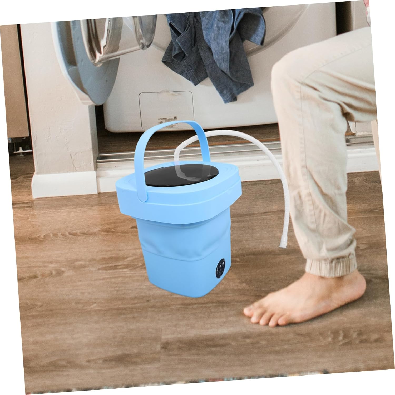 DOITOOL Mini Washing Machine Dryer Portable Washer Dryer for Rv Apartment Camping Home Plug