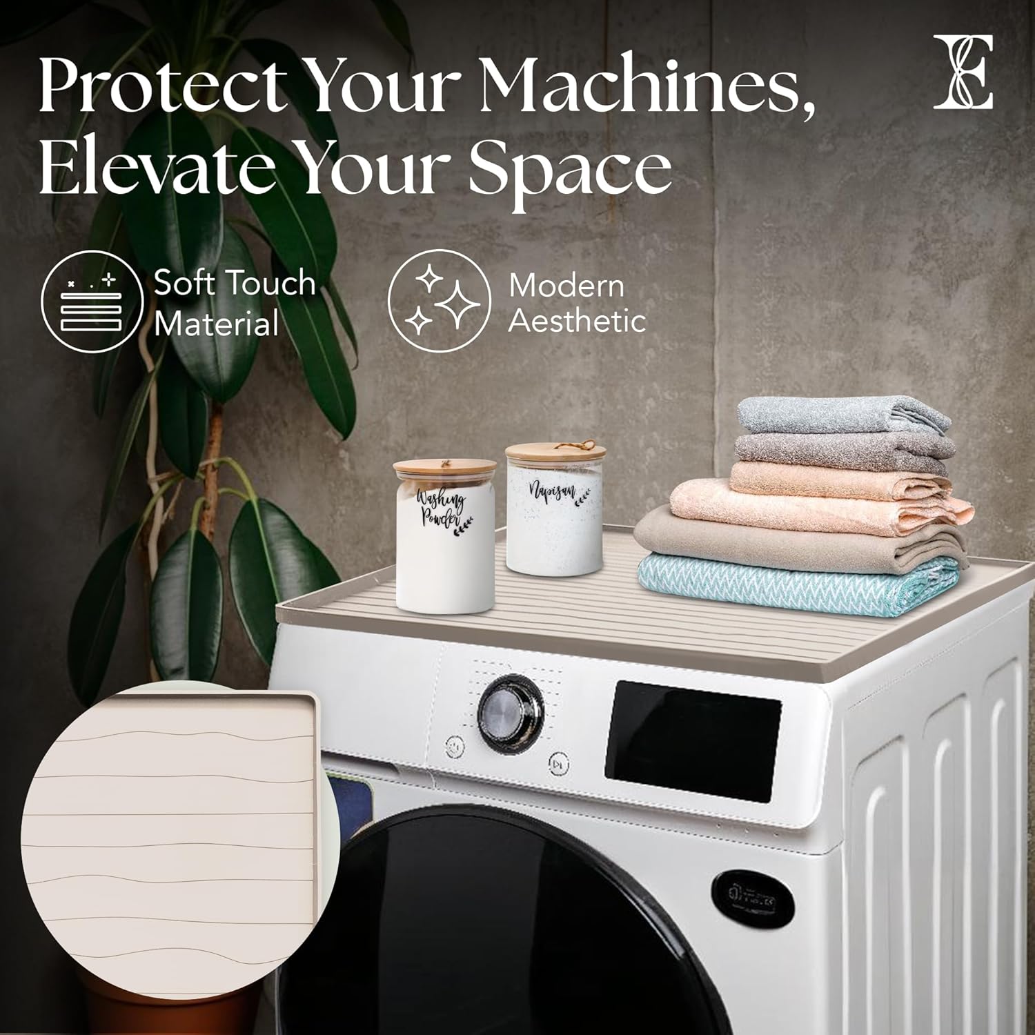 2 PC Washer and Dryer Top Cover Protectors 25