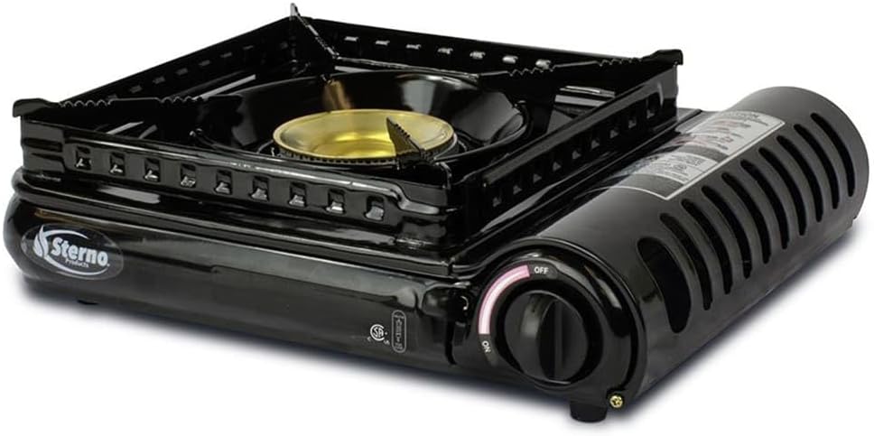 Sterno Butane Stoves, 15,000 Btu, Piezoelectric Ignition, 13 X 11 X 3.75