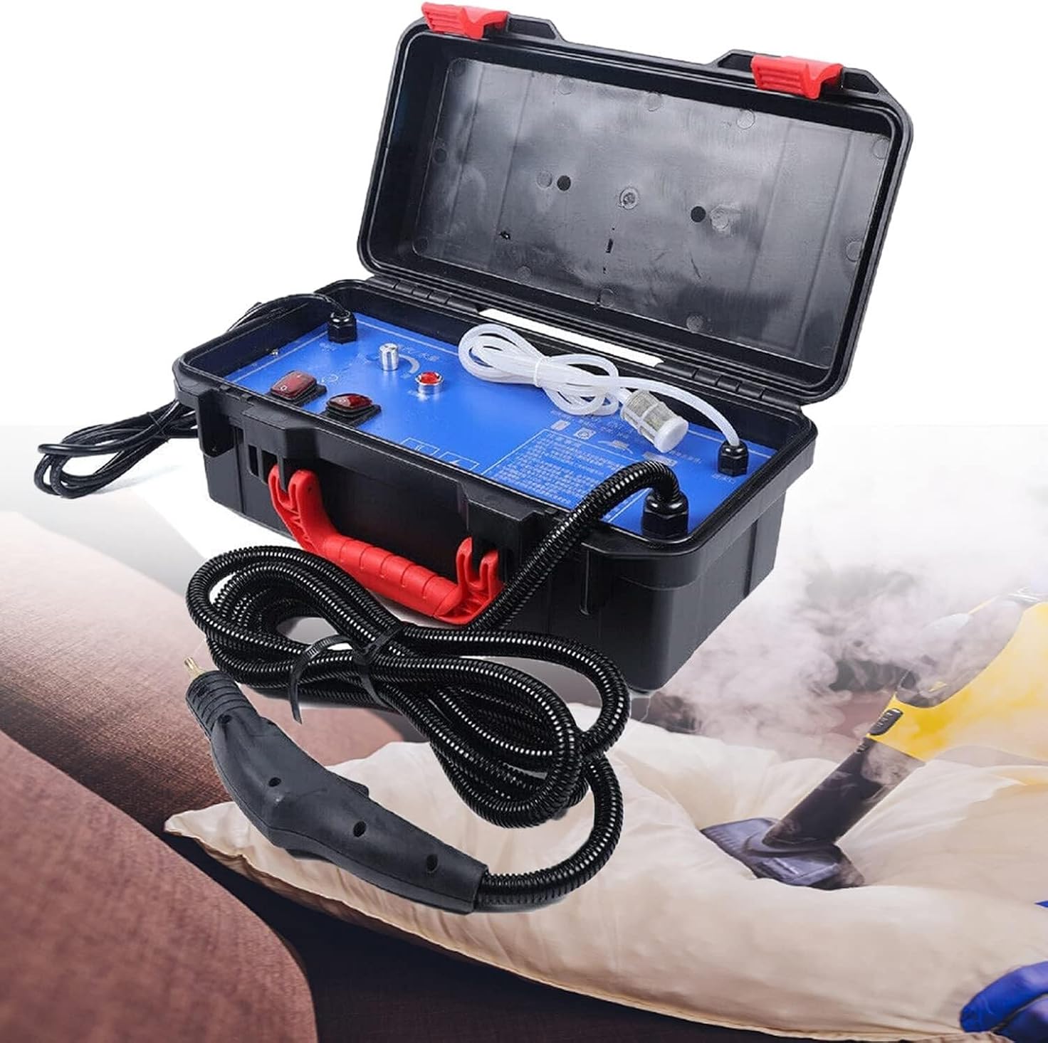 High Pressure Handheld Steam Cleaner, Portable 3000W Steam Cleaning Machine For Kitchen, Bathroom, Car, Furniture(220v#3000w)