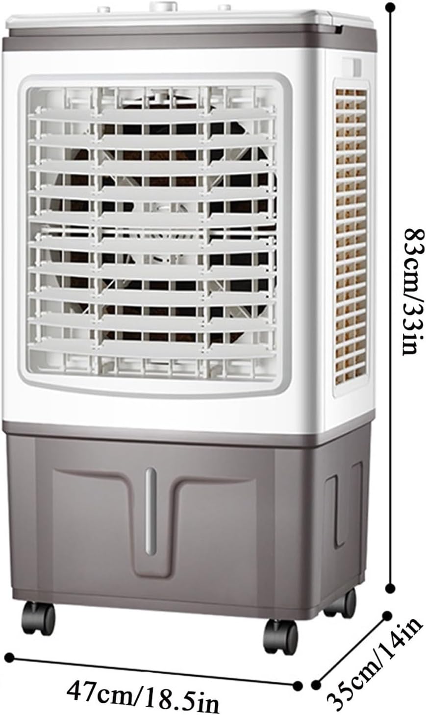 Portable Air Conditioner Cooler, 3-in-1 Evaporative Air Cooler, Portable Air Conditioners with Ice Cooling, 3 Speeds, Air Cooler Fan for Home Office(D)