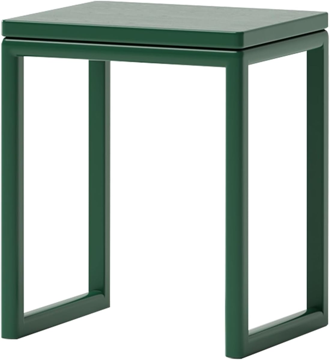 Vacuum Cleaner Storage Cabinet, Portable Wood Side Table Mobile End Table，Sweeping Robot Storage Table，Multi-Functional，for Living Room Home Furnishing Kitchen Scenario Use(Green)