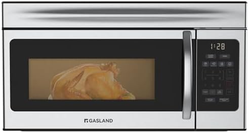 GASLAND 30 Inch Over the Range Microwave Oven, 1.7 Cu.ft Over Stove Microwave, 1000W with 10 Power Levels, Sensor Cooking, One Touch Cooking, 300 CFM, LED Lights, Stainless Steel Kitchen Microwave
