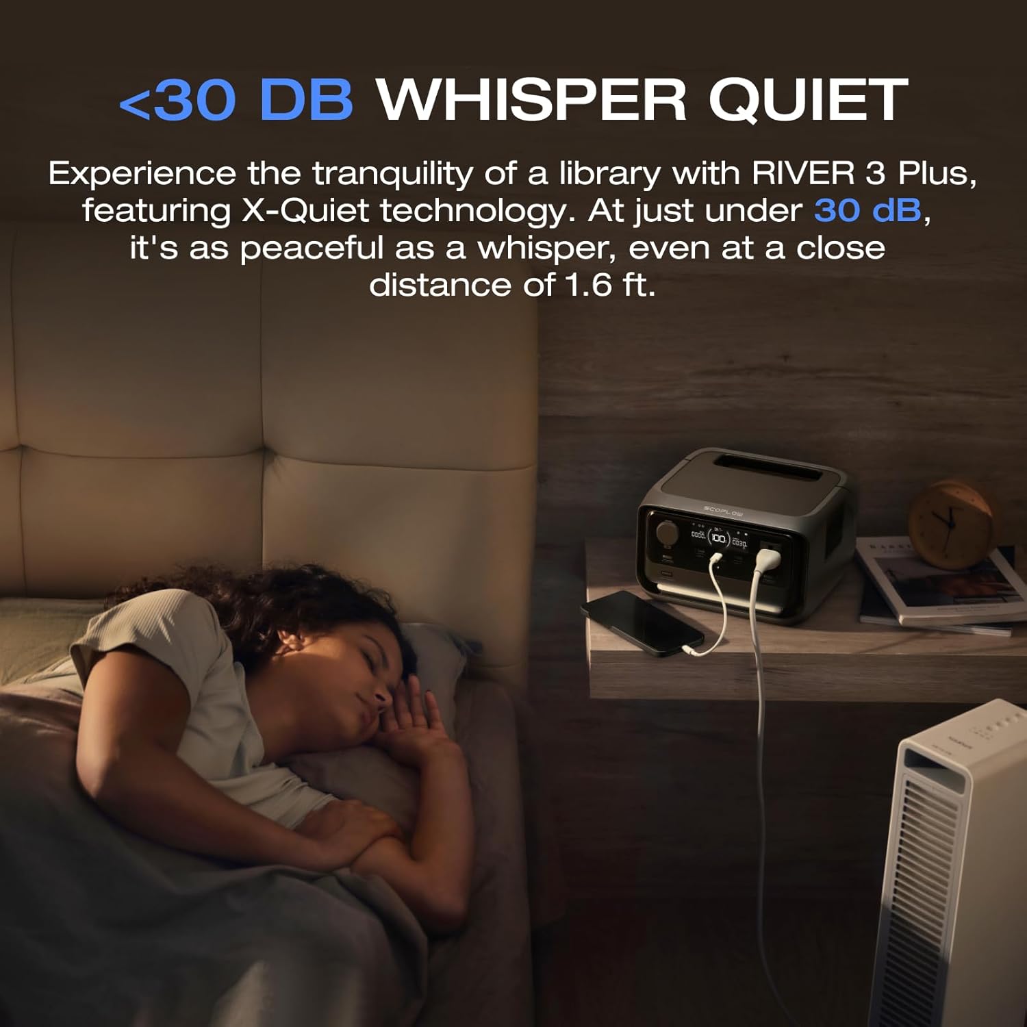 EF ECOFLOW Portable Power Station River 3 Plus with EB600 Extra Battery, Expand Capacity from 286Wh to 858Wh, 3 Up to 1200W AC Outlets,