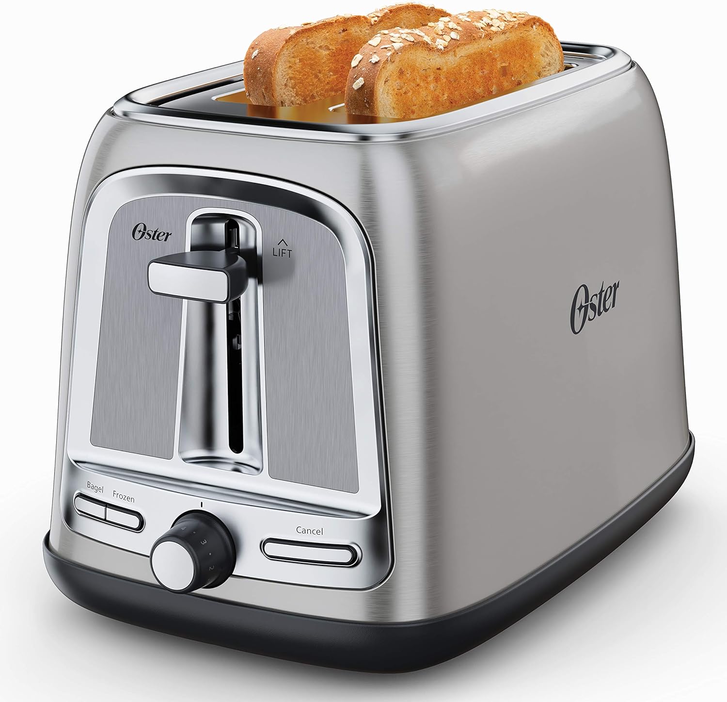 Oster Blender | Pro 1200 with Glass Jar + Oster 2-Slice Toaster with Advanced Toast Technology
