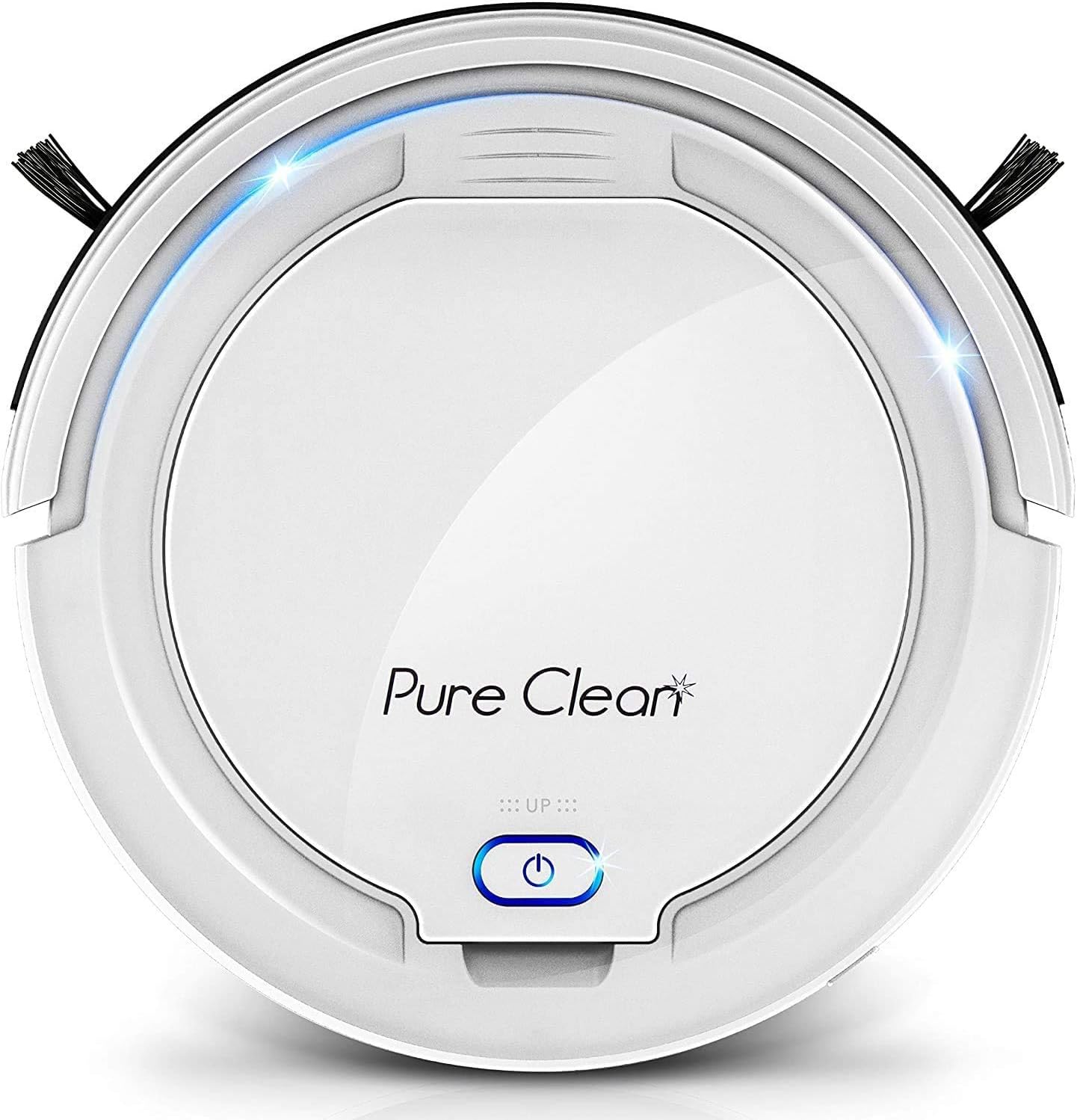 SereneLife PURE CLEAN Smart Automatic Robot Vacuum Cleaner-Slim Rechargeable Electric Robo Vacuum Cleaner w/,Self Programmed Navigation,Anti-Fall Sensors-Carpet,Hardwood,Linoleum,Tile-PUCRC25PLUS.5