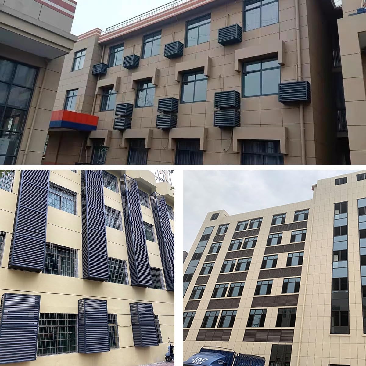 Air Conditioner Covers For Outside Units Decorative Privacy Screen Air Conditioner Protection Cover Weather Resistant Privacy Fence L100*H70*W50cm 39*28*20in，L110*H80*W60cm 43*31*24in Aluminum ( Col