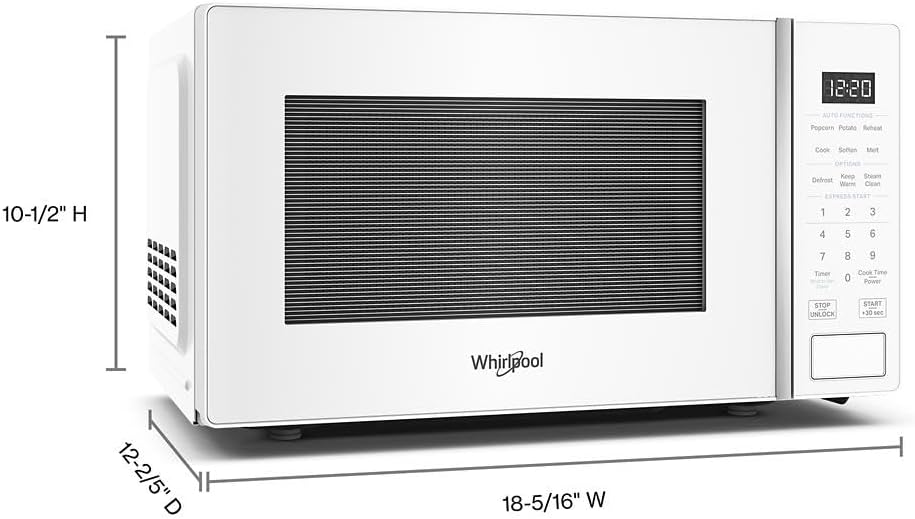0.7 cu. ft. White Countertop Microwave With Steam Clean - 700 watt