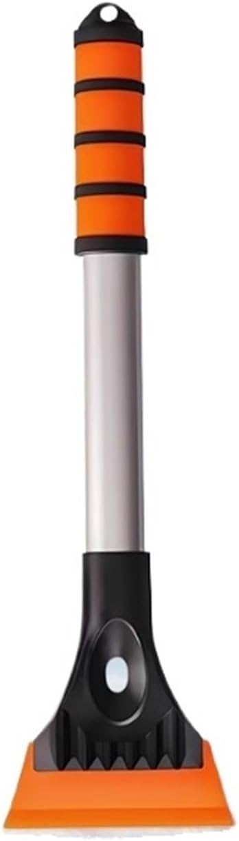 Snow Shovel Vehicle Glass Scraper Windshield Snow Shovel Window Defrost Shovel Vehicle Snow Shovel Ice Shovel Silicone(Orange)