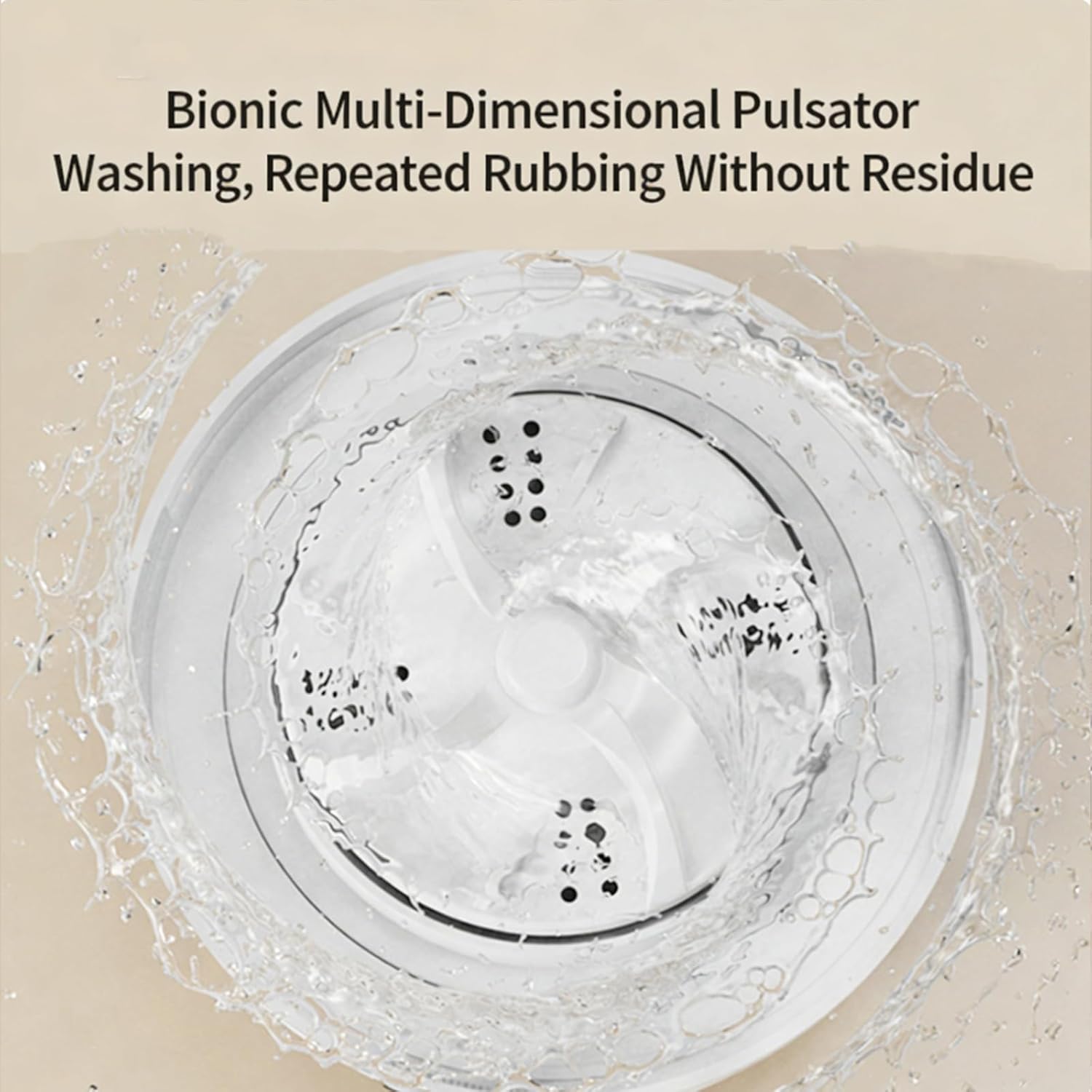 Portable Mini Underwear Washer, 3000mAh Rechargeable Cordless Washing Machine for Socks/Lingerie, USB Charging, 2 Cleaning Modes, Waterproof, Ideal for Dorm/Travel/Home