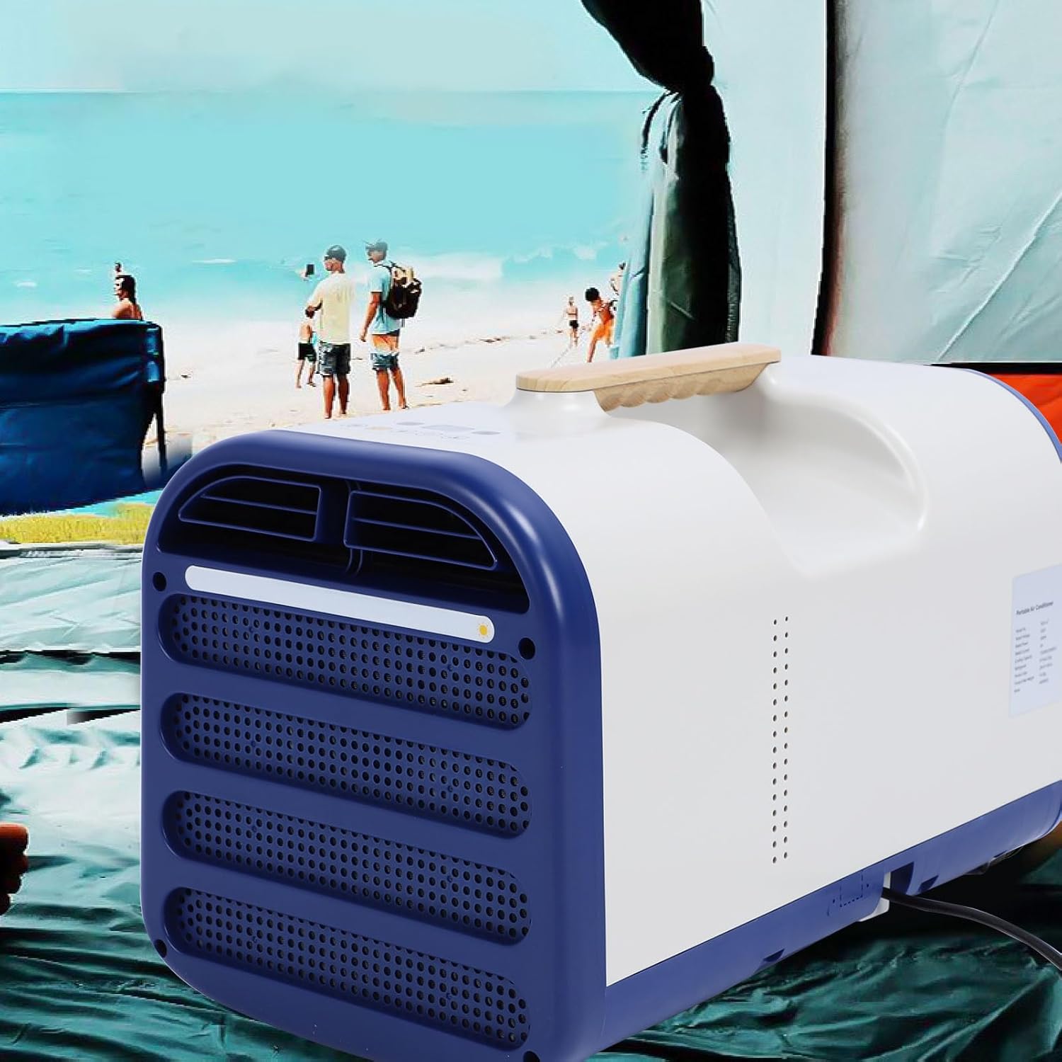 Portable Air Conditioner, Energy Efficient 5200BTU Cooling Heating Compact Size AC Unit for Dormitory Kitchen Camping (US Plug 110V)