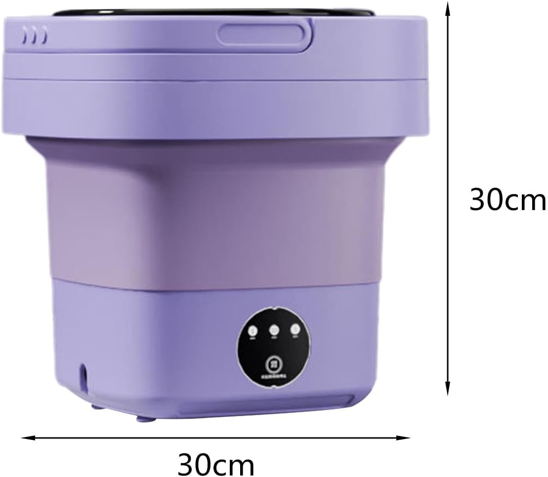 Compact Washer for Travel, Camping, and Small, Violet