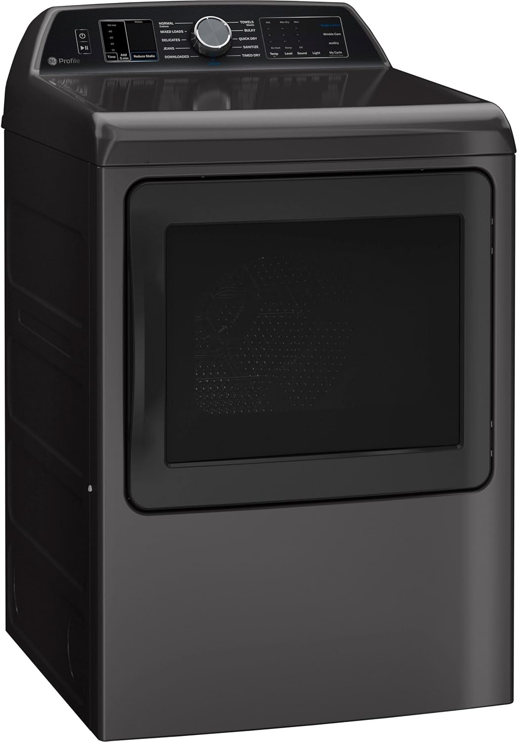 GE PTD70GBPTDG aluminized Alloy Drum Gas Dryer, Diamond Gray