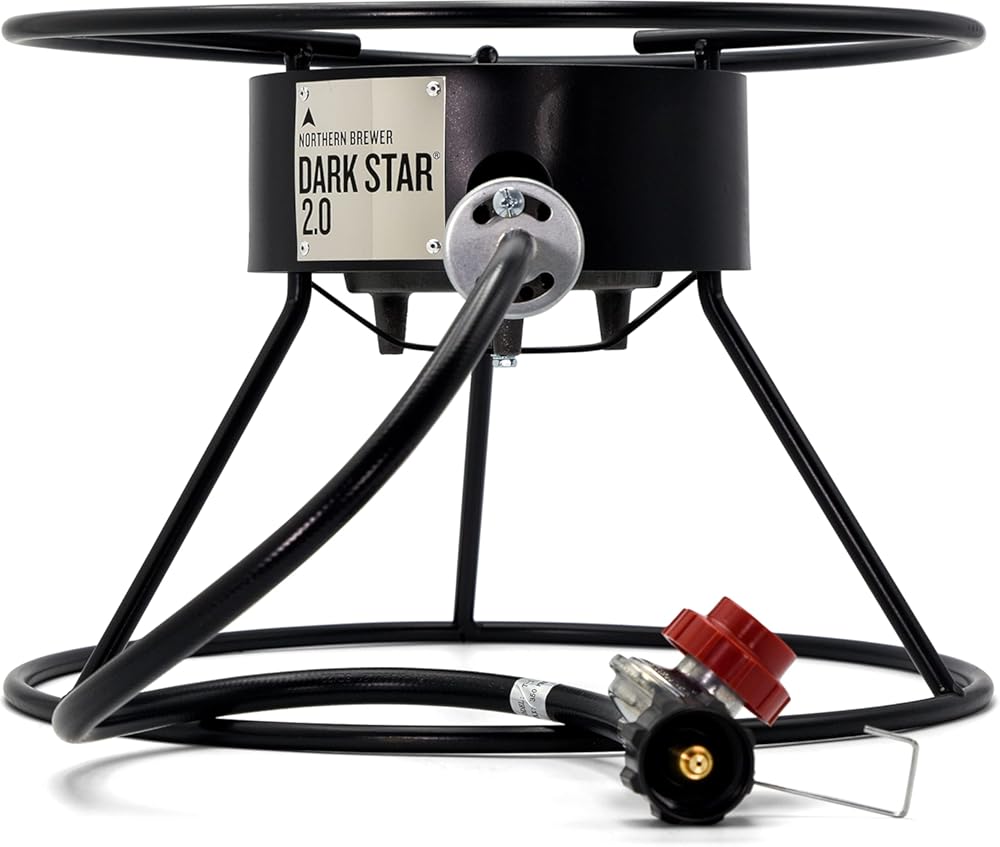 Northern Brewer - Dark Star Propane Burner for Beer Brewing (Black)