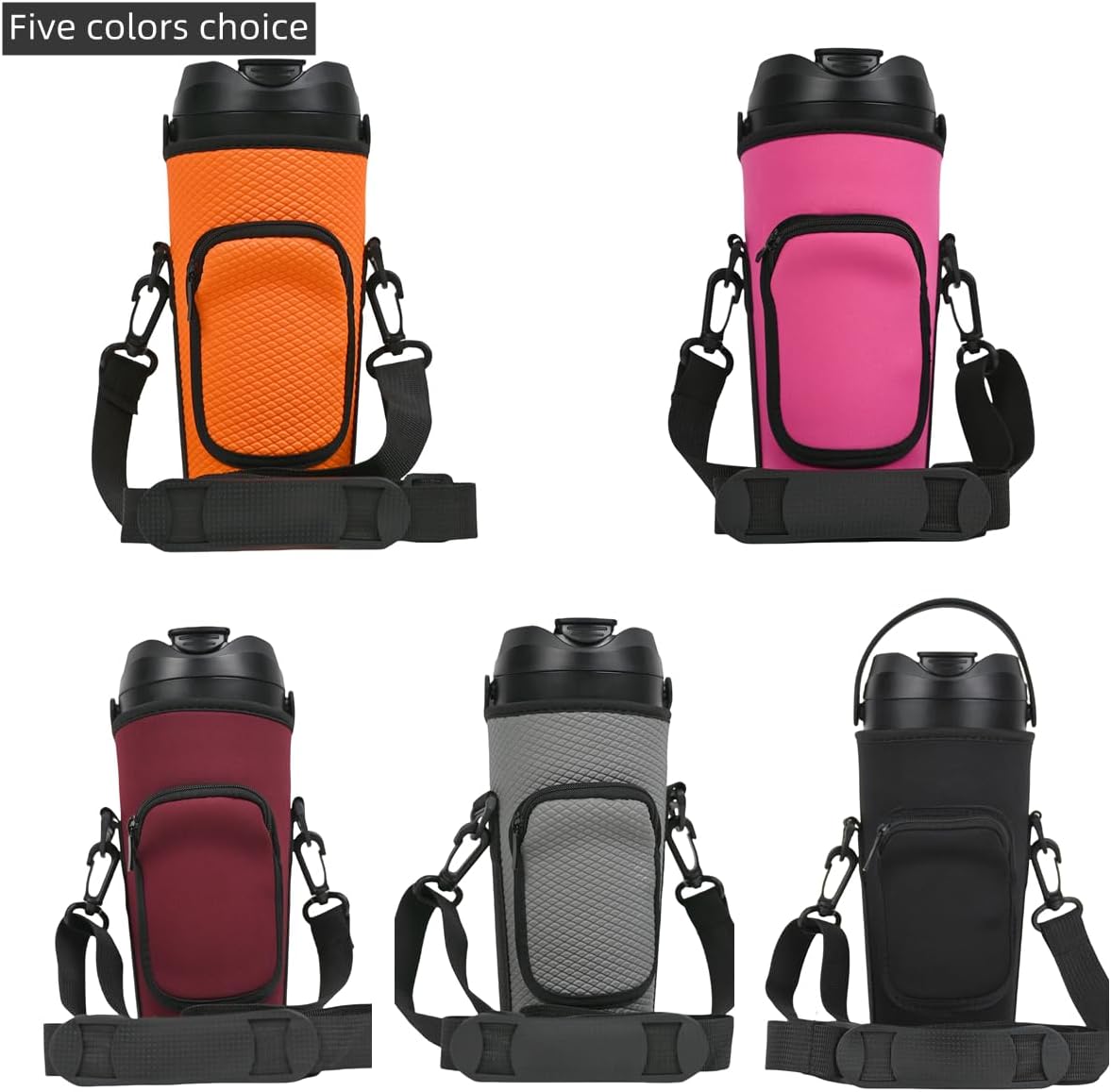 Pack of 2 Flip Portable Blender Bag Protective Case Cover Non-slip Sleeve Waterproof Pouch Compatible With nutribullet Flip Portable Blender NBPB50350AK/NBPB10350 (Orange)