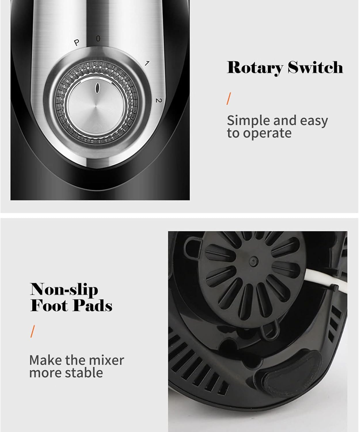 Blender, 350W Electric Fruit Mixer with Lids, Multifunctional Food Processing Blender Low Noise Countertop Blender for Home, Fruits, Vegetables(Three Cup)