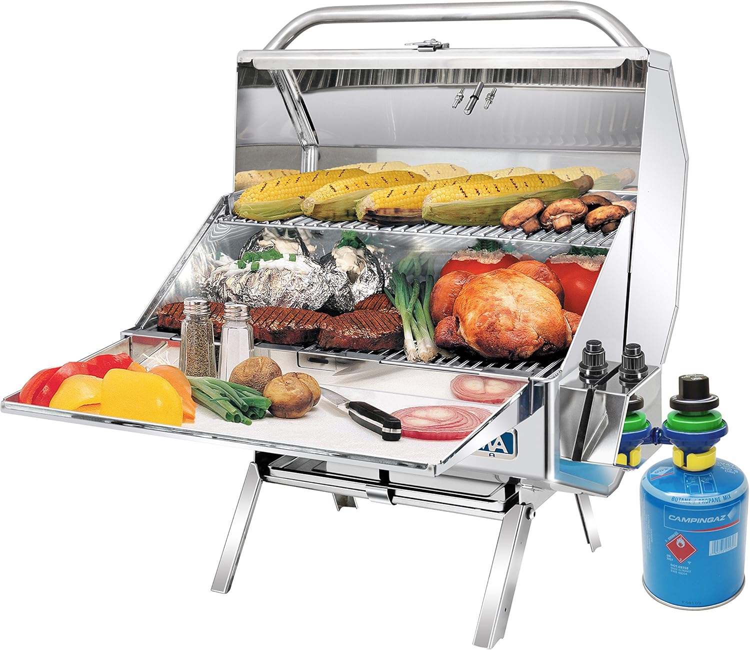 Magma Products A10-1218-2CE-2, Catalina 2 Classic, Gas Grill, Type 2 Valve, CE