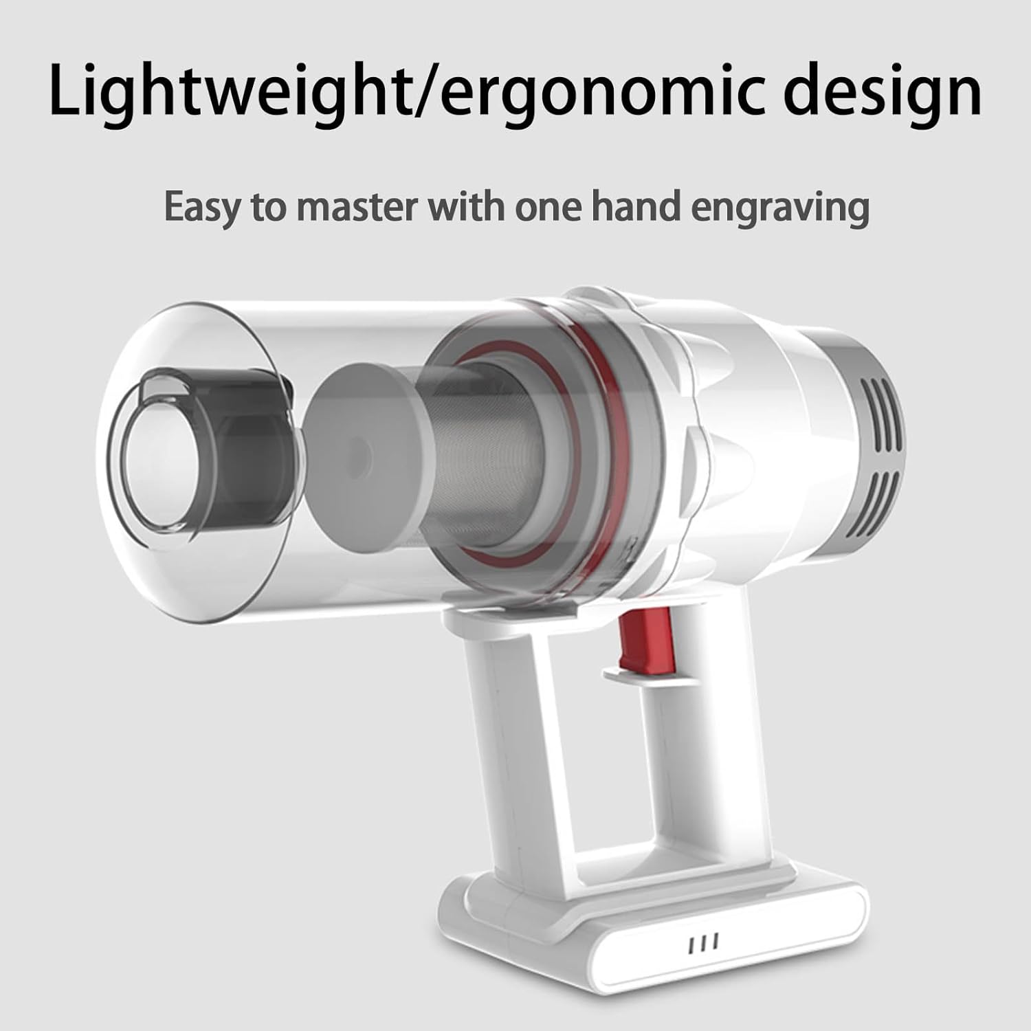 Multiple Floor Vacuum with 400W Cyclonic Motor 12000Pa Absorption Thin 1.5kg Body 90° Modifiable Head Against Hair Wrap 110V Structure Against Twist Brush Vacuum for Pet Hair