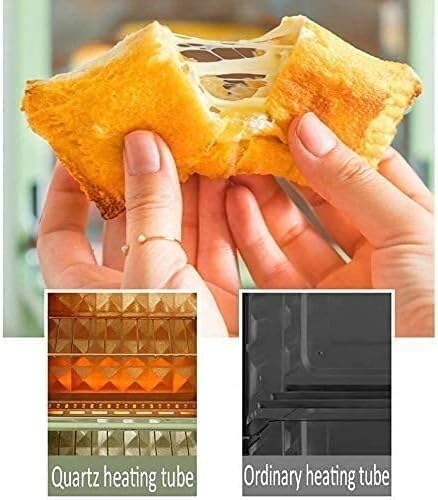 oven mini oven air fryer oven 12 Liters Retro Mini Vertical Oven Light Quartz Heating Tube Timing Mirror Glass Door Mini Ovens Toaster Oven Air Fryer,, Onesize