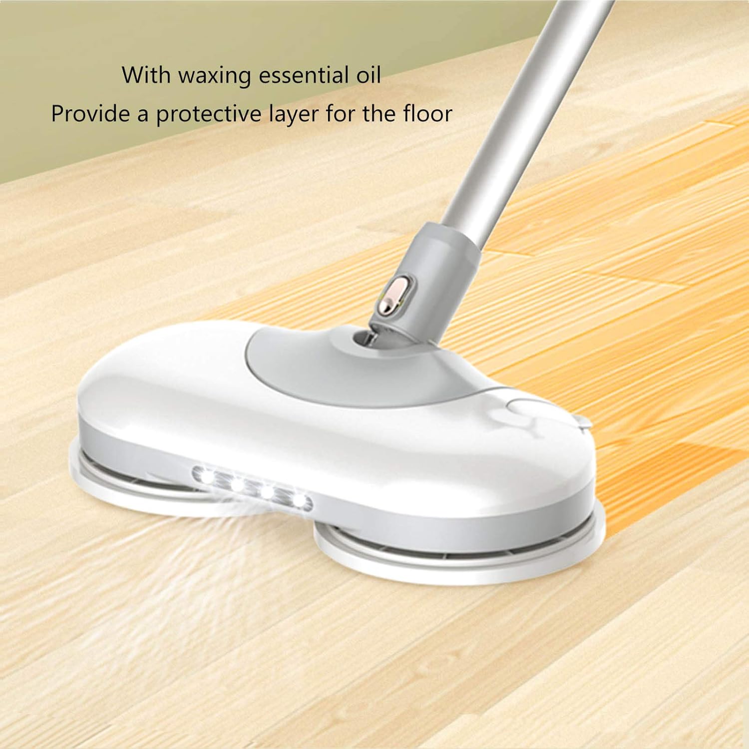 Household Multifunctional Steam Mop Handheld Vertical Floor Steam Cleaner Convenient Detachable Handheld Steam Cleaner Hard Floor Cleaning White (White)