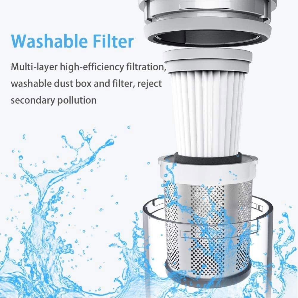 Handheld Cordless Ultra Lightweight Mini Hand Vacuum Cleaner, Single Touch Empty and Detachable Dust Cup, Slim Mini Vacuum Cleaner for Car Home Pet ﻿