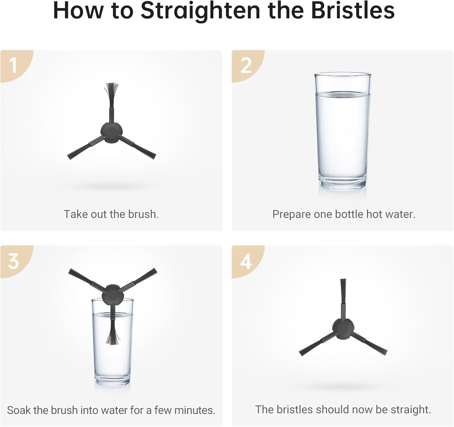 DREAME L40s Ultra AE Robot Vacuum Cleaner (Black) and Side Brush