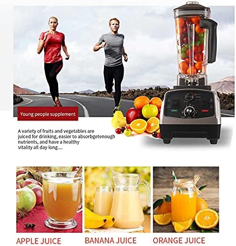 Compact Portable Blender 2l Professional Countertop Blender with Automatic Cleaning Function Strong Power Adjustable Speed Used Personal Blender for Milkshakes and Smoothies