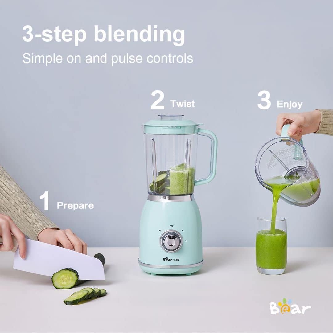 Bear Blender Mixeur 800ml Light Green
