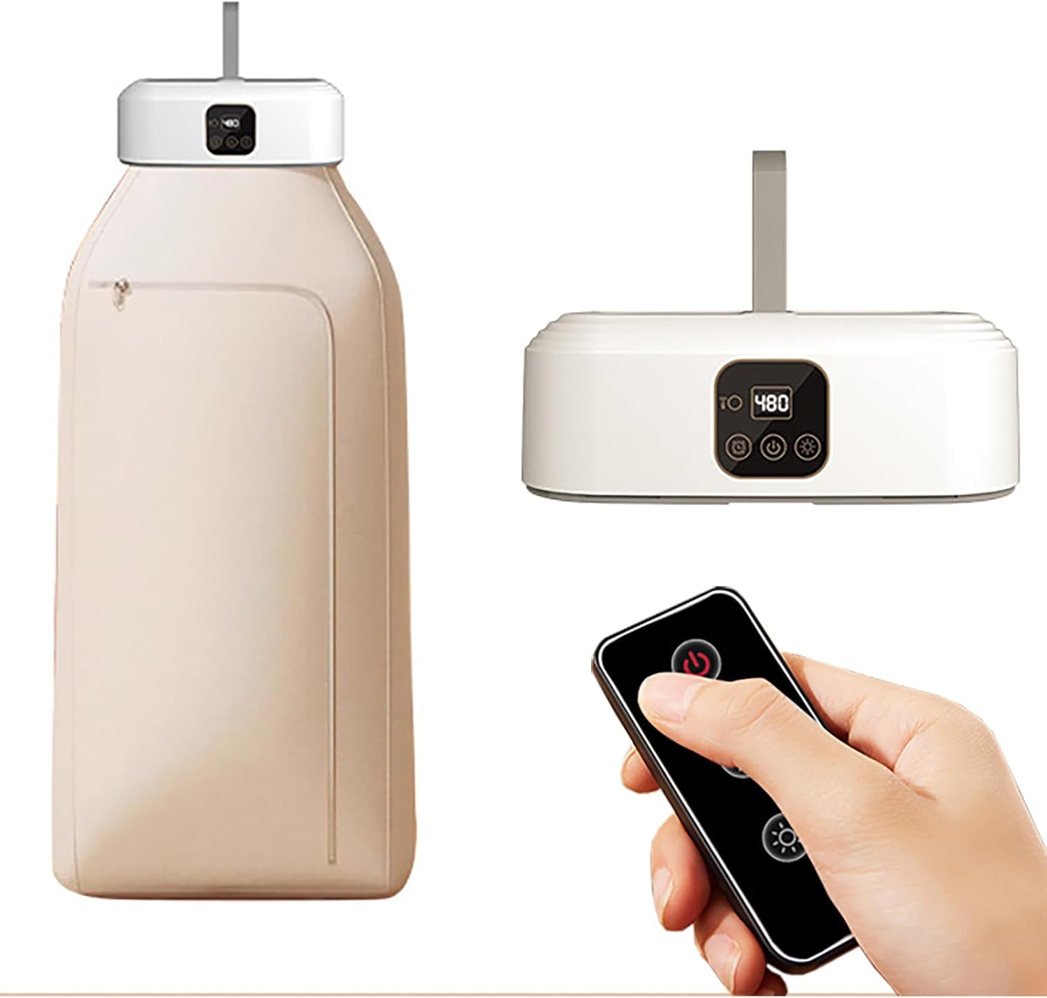 Portable Clothes Dryer, Portable dryers for laundry, Mini dryer for clothes, Electric Clothes Dryer Machine for Apartment, RV, Travel(600W-US plug)