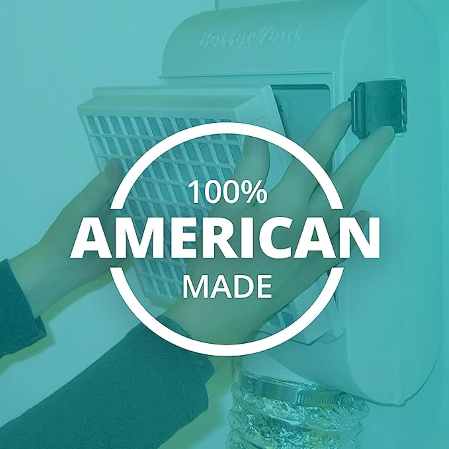 BetterVent Indoor Dryer Vent by ADR Products | No Water - No Mess | Save Energy while Enhancing Indoor Air Quality | For Electric Dryers | Made in the USA