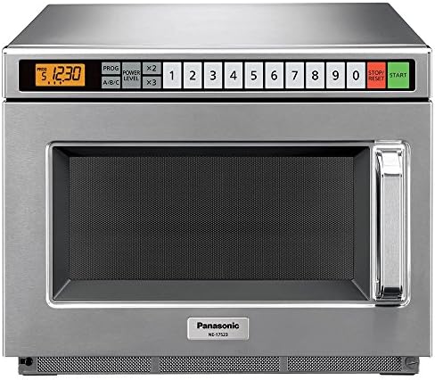Panasonic 1700W Digital Commercial Microwave Oven, 208/240V, 0.6 ft