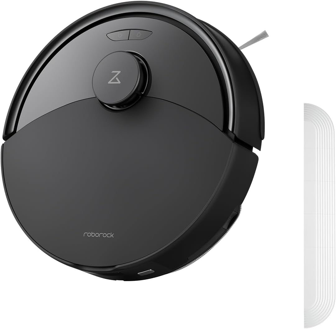 roborock Q10 X5 Robot Vacuum and Mop Combo Black with Threshold Strip