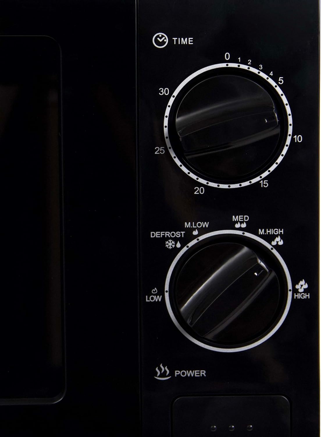 Avanti Microwave Oven 700-Watts Compact Mechanical with 5 Power Settings, Defrost, Full Range Temperature Control and Removable Glass Turntable, 0.7-Cu.Ft., Black