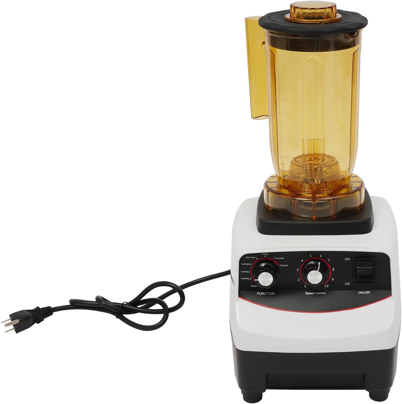 Bubble Tea Machine, 1200ml 10 Gears Adjustable Speed 4 in 1 Tea Brewing Machine Multifuction Blender Countertop Home Smoothie & Milkshake Shaker for Homes Milk Teas Shops Coffee