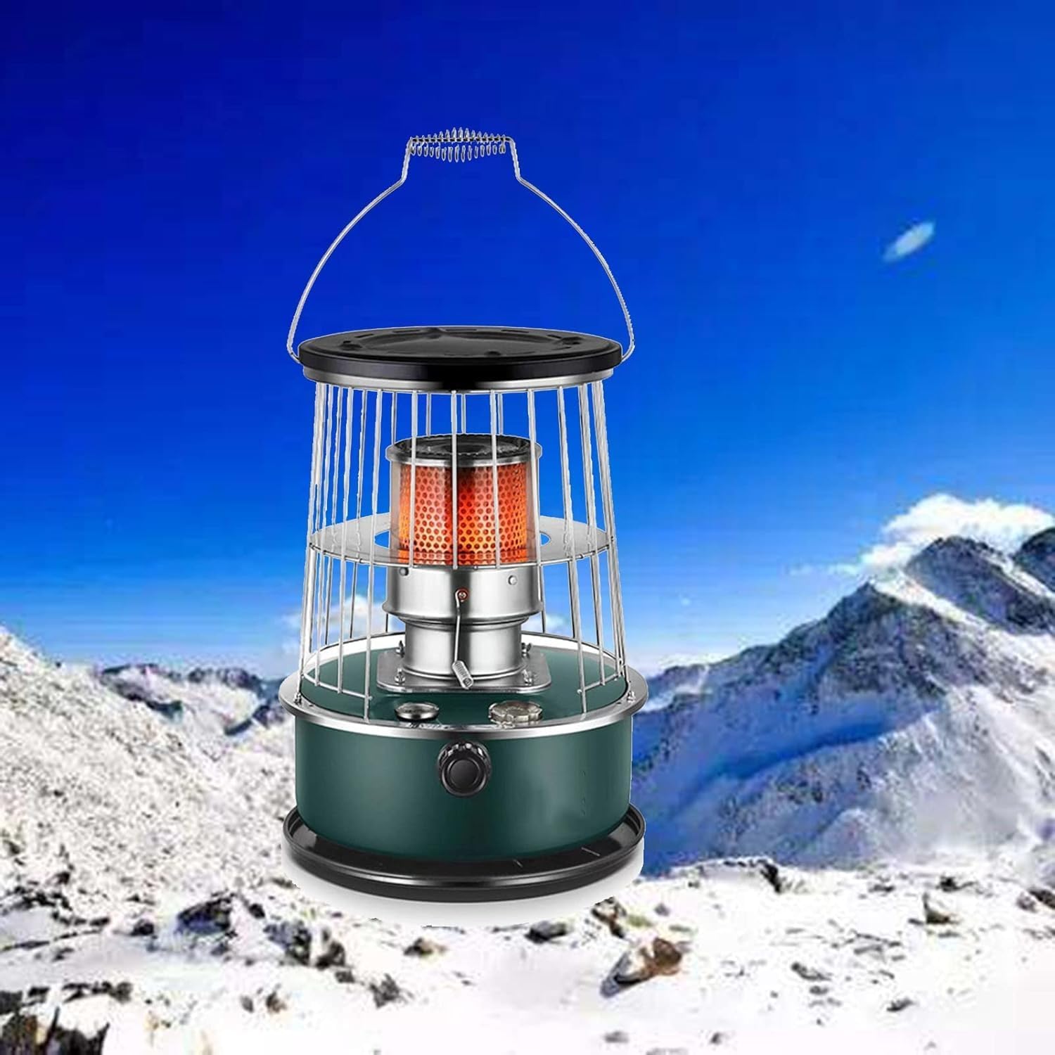 Kerosene Heater, Portable Multifunctional Diesel Kerosene Heater For Outdoor Camping Cooking Stove 6L