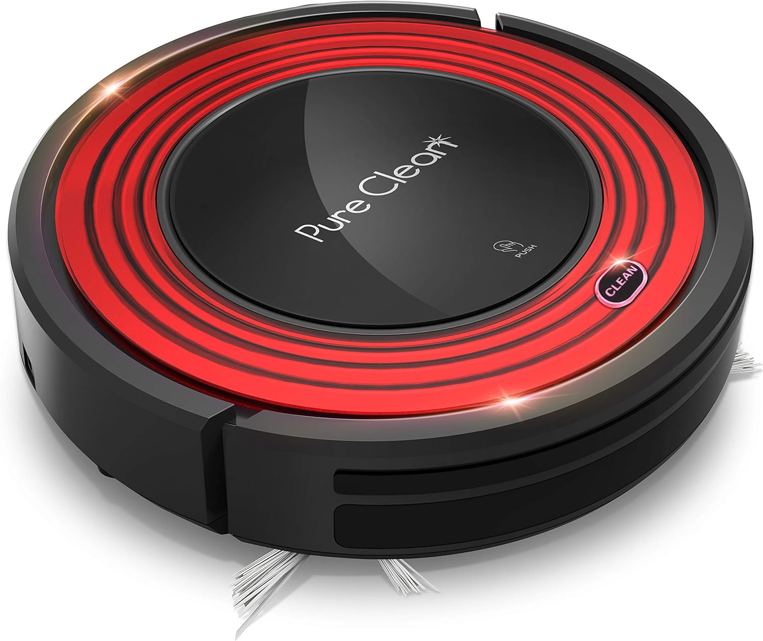SereneLife Robot Vacuum Cleaner and Dock - 1500pa Suction Scheduling Activation and Charging Dock - Robotic Home Cleaning for Carpet Hardwood Floor Pet Hair & Allergies Friendly - Pure Clean PUCRC95.8