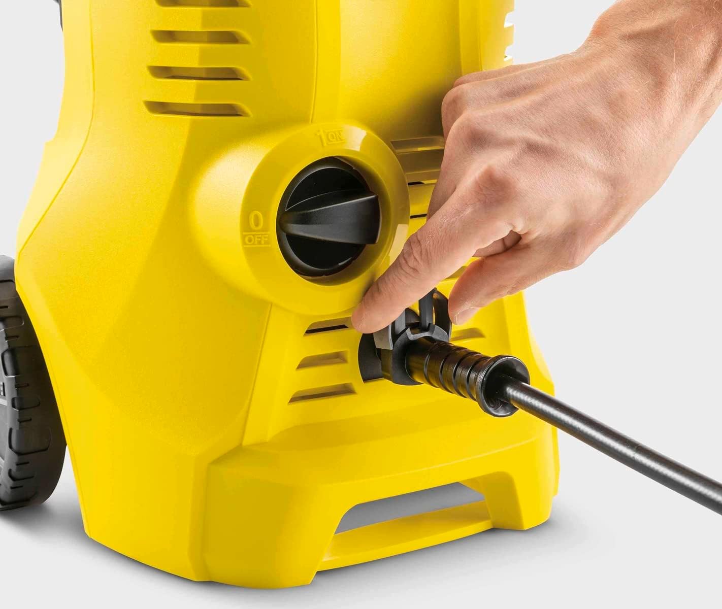 Kärcher K 2 Power Control Home Pressure Washer, Pressure: max. 110 bar, Flow Rate: 360 l/h, Surface: 20 m²/h, Water Filter, Weight: 4 kg, High Pressure Gun, Rotabuse, Lance, Home Kit