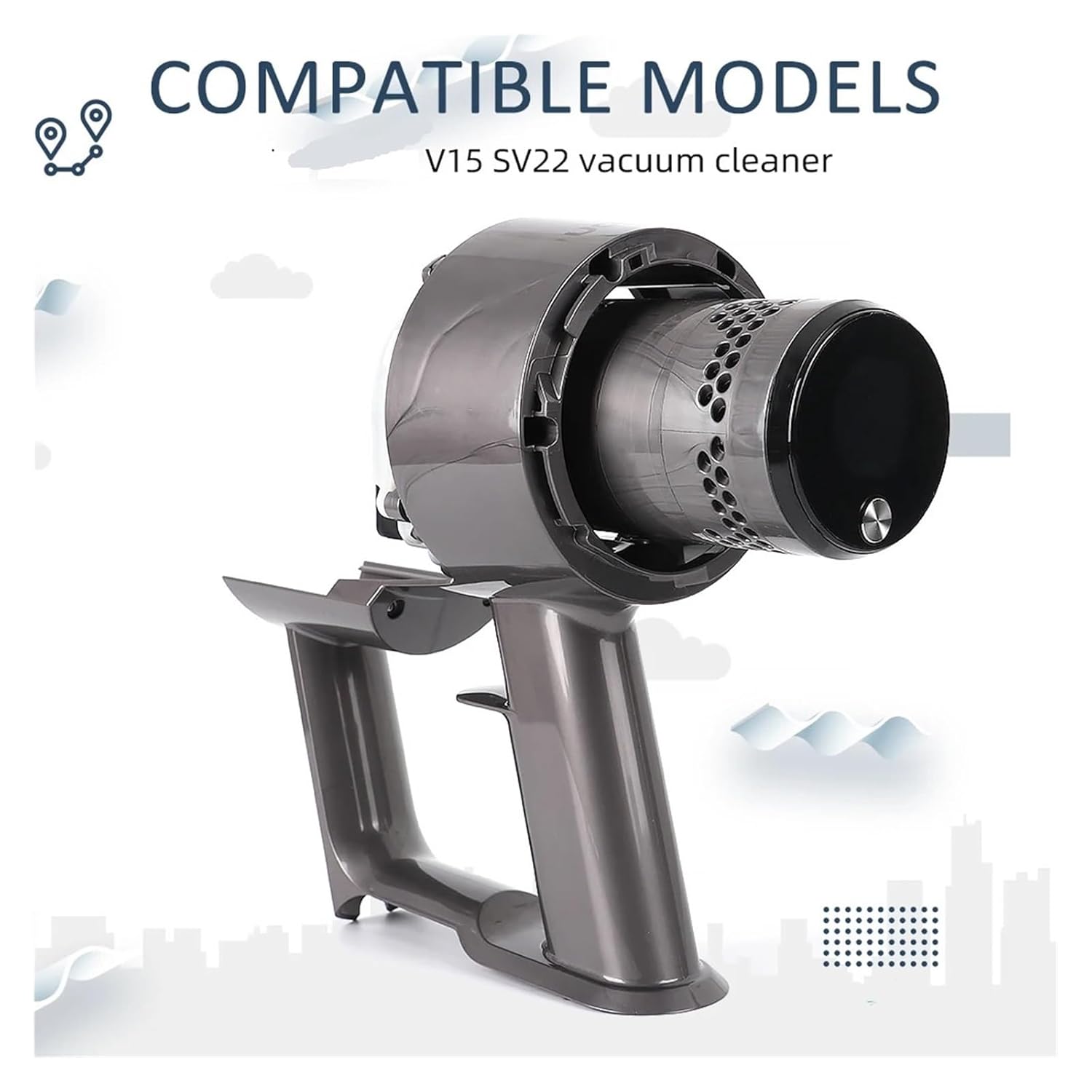 Vacuum Cleaner Motor Handle Switch Assembly, Compatible with Dyson V15 SV22, Handheld Vacuum Motor Assembly Replacement Part