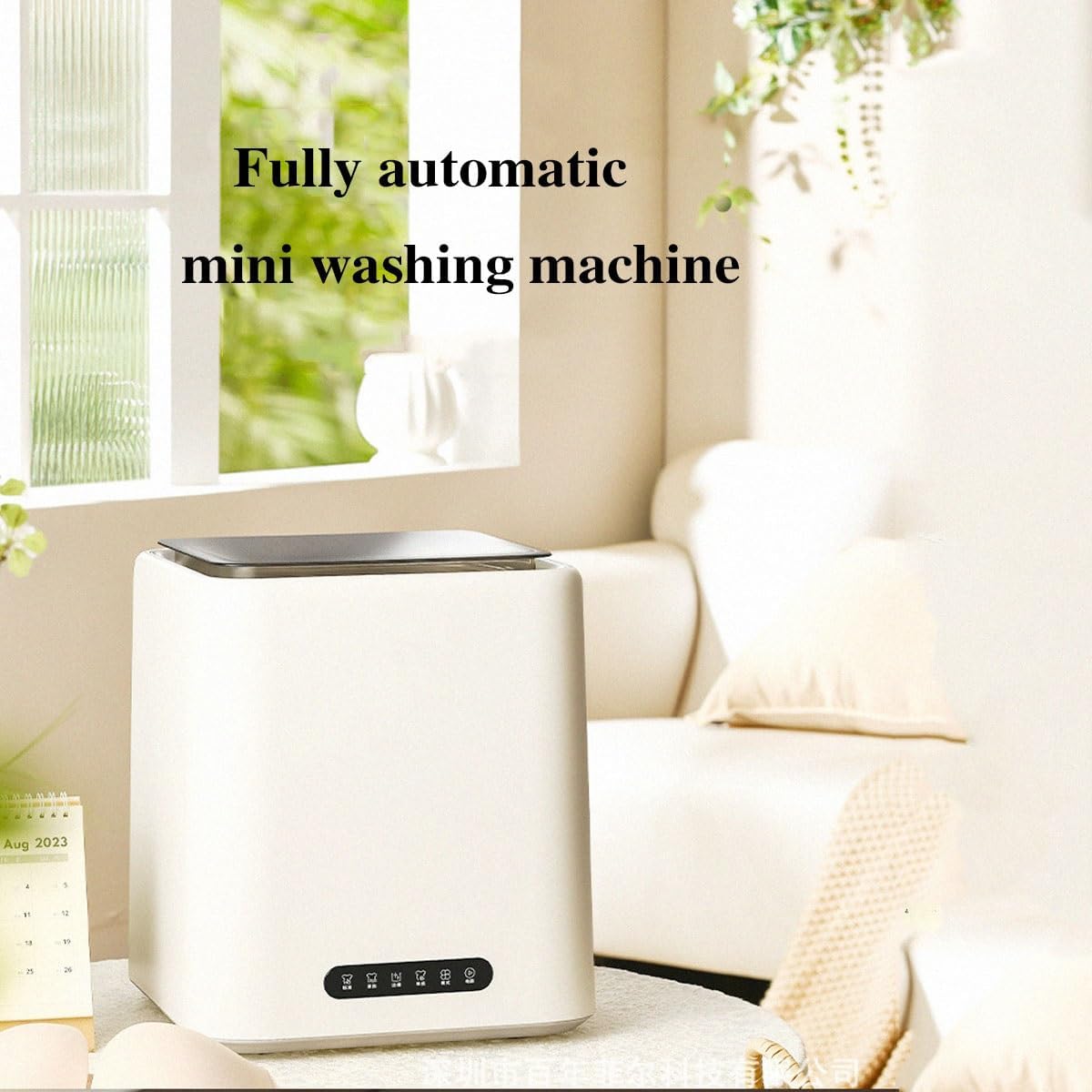12X12X13.5in Portable Washing Machine 7L Capacity Mini Washer And Dryer Combo For Home Travel Camping Dorms RV Apartment Convenience And Efficiency