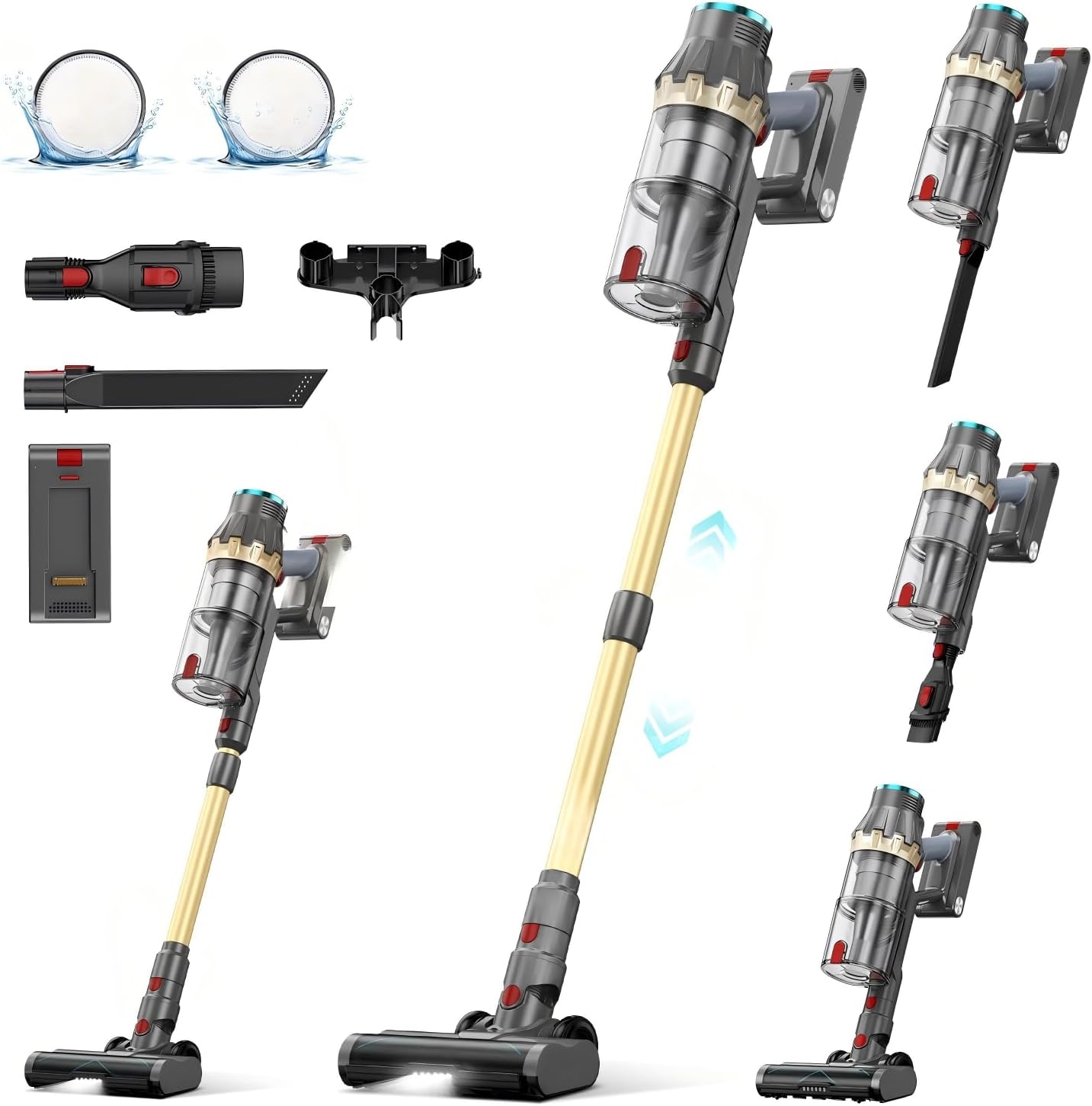 XT1 Cordless Vacuum Cleaner with Extra Battery