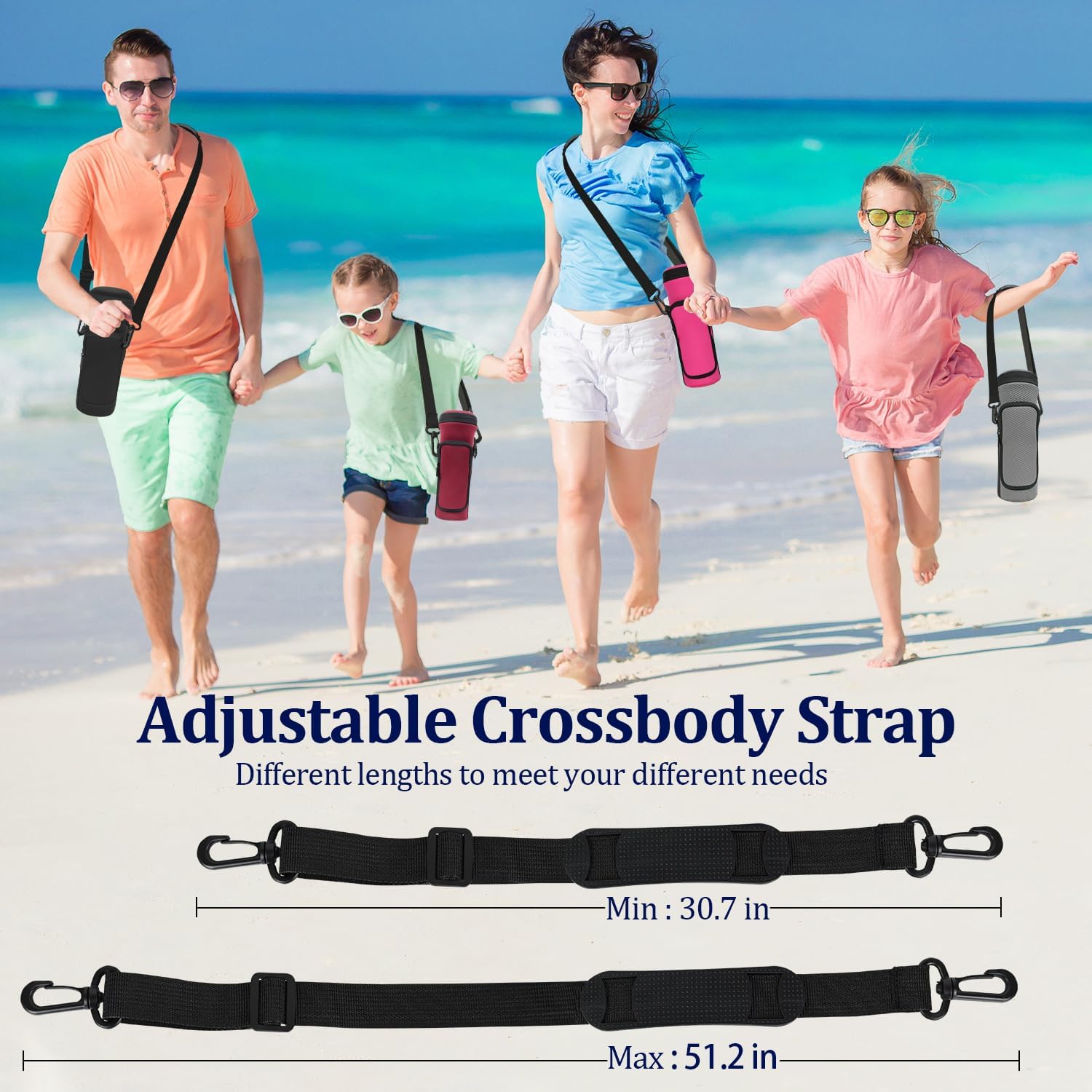 Portable Blender Carrying Bag Case with Lid for Ninja BC151 Blast Portable Blender, Storage Sleeve Bag with Adjustable Crossbody Strap and Pocket (Orange)