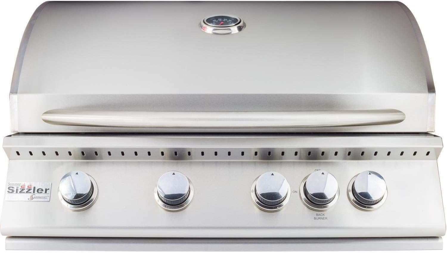 Summerset Sizzler 32-inch 4-burner Built-in Propane Gas Grill With Rear Infrared Burner - Siz32-lp