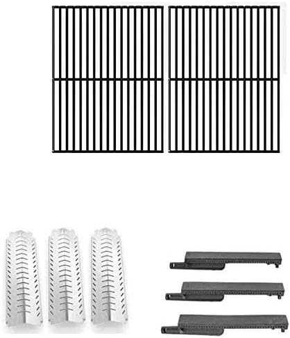 Centro 461246804，461230404，461230403, 4000, 85-1210-2, 85-1250-6, G40204, G40205 Gas Grill Includes 3 Cast Burners, 3 Stainless Steel Heat Plates and Porcelain Steel Grates