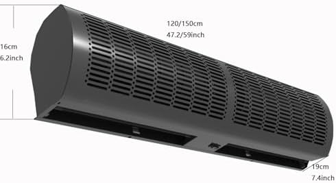 Silent Commercial Air Curtain Machine 24 Inch,35inch,39inchAir Curtain Cold Storage Supermarket Dedicated Fan(120 * 19cm(47.2 * 7.4inch))