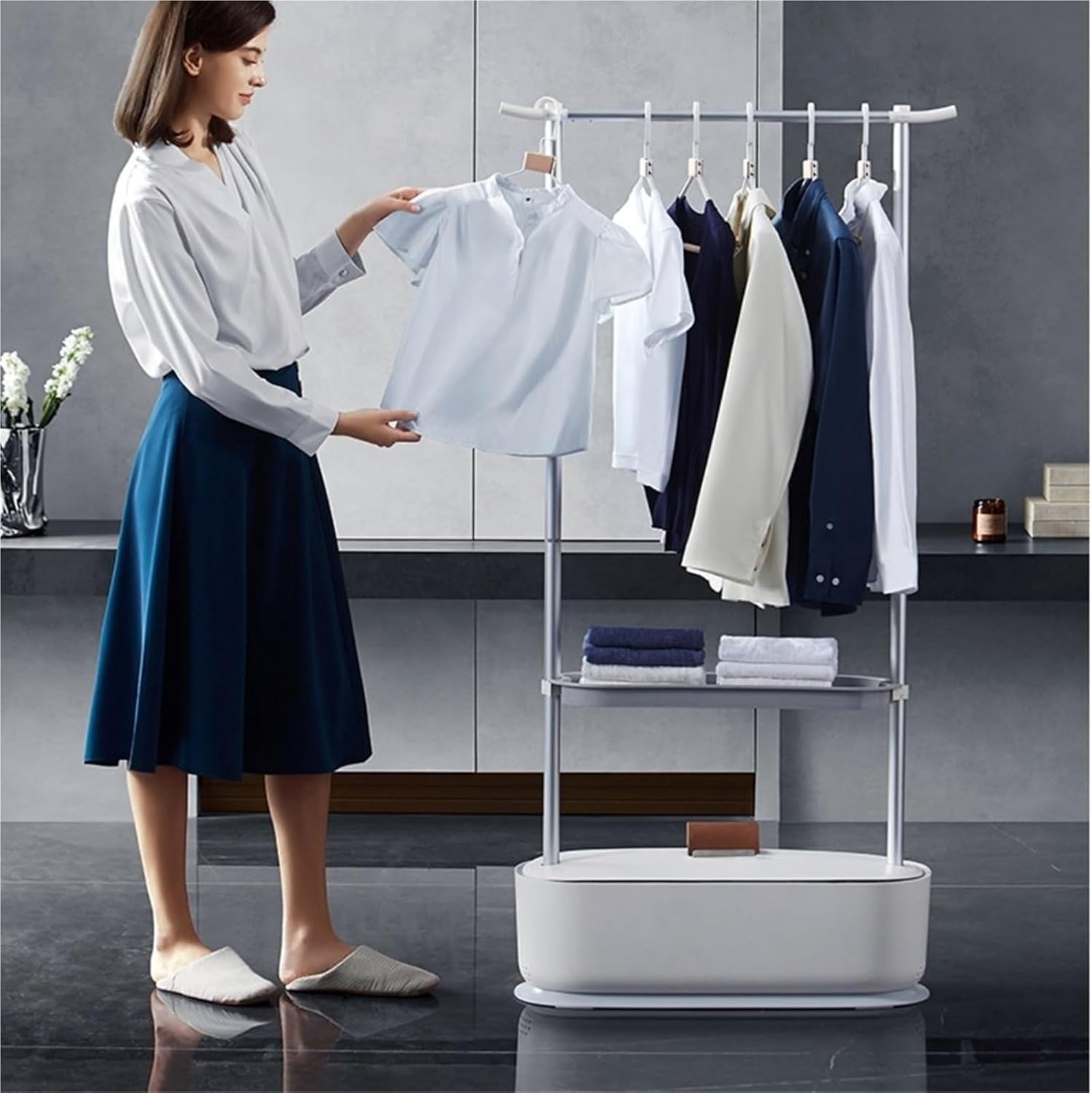 Portable Clothes Dryer, Dryer Full-automatic Ironing And Drying,for Travel,Apartment