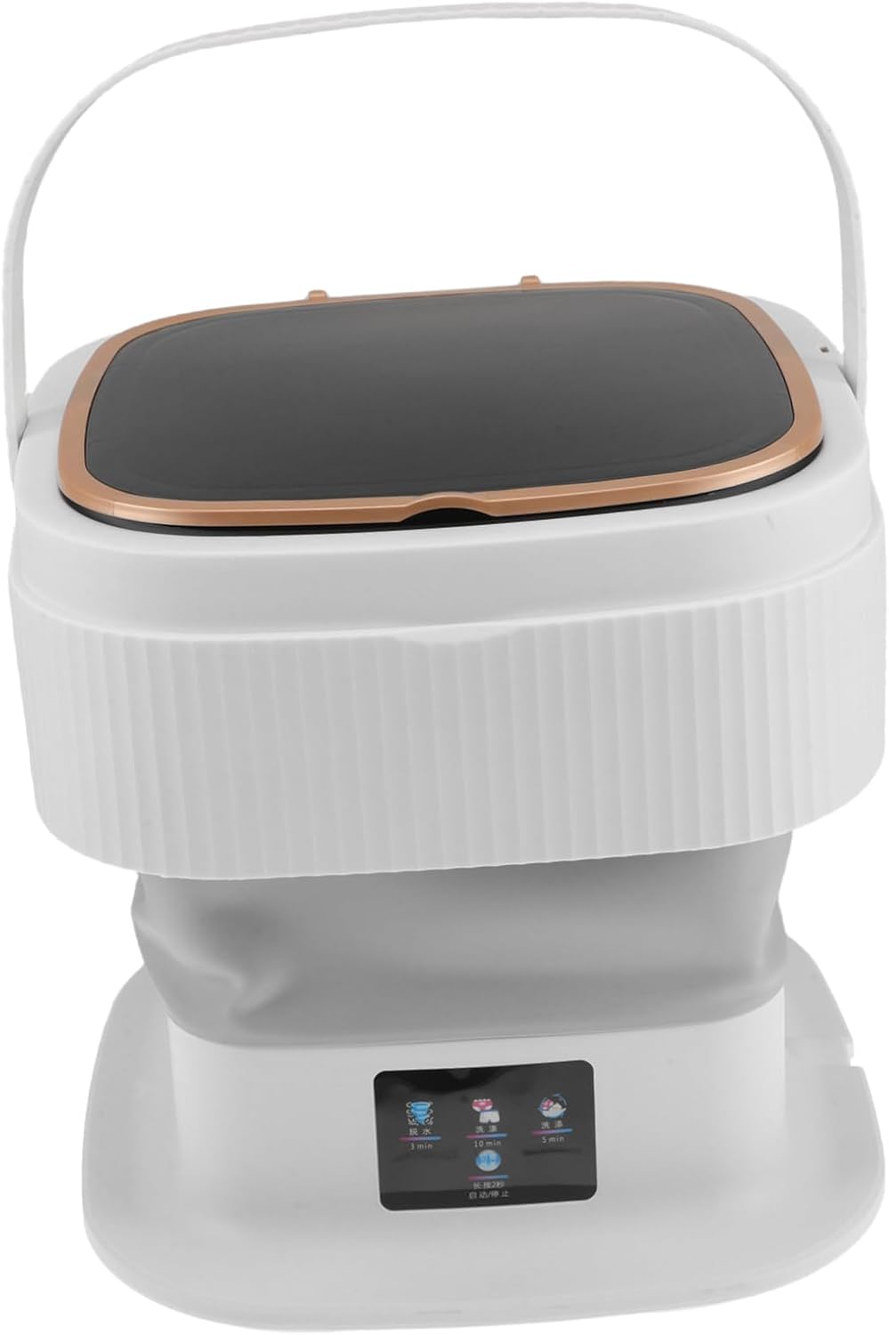 Generic Portable Washing Machine Mini Washer for Clothes Socks Underclothes Space-saving Design for Apartments Rvs and Travel