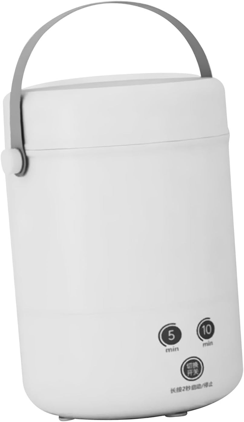 Generic Portable Washing Machine Laundry Washer Cleaning for Underwear, Clothes, Sock, Small Delicates Bucket Washer for Home RV, white