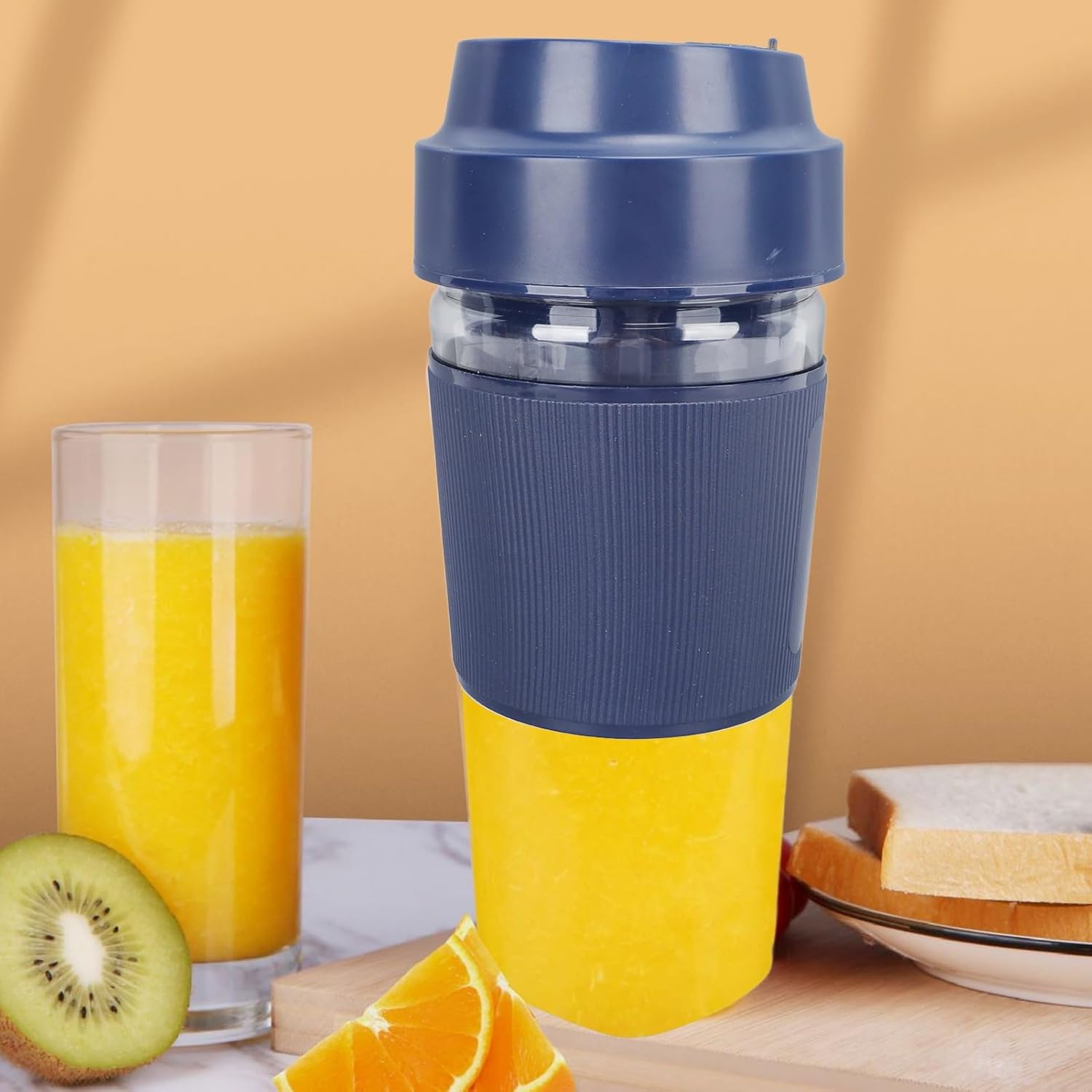 Yosoo Portable Rechargeable Blender for Office School Outdoors, Large Capacity Juicer Cup with USB Charging