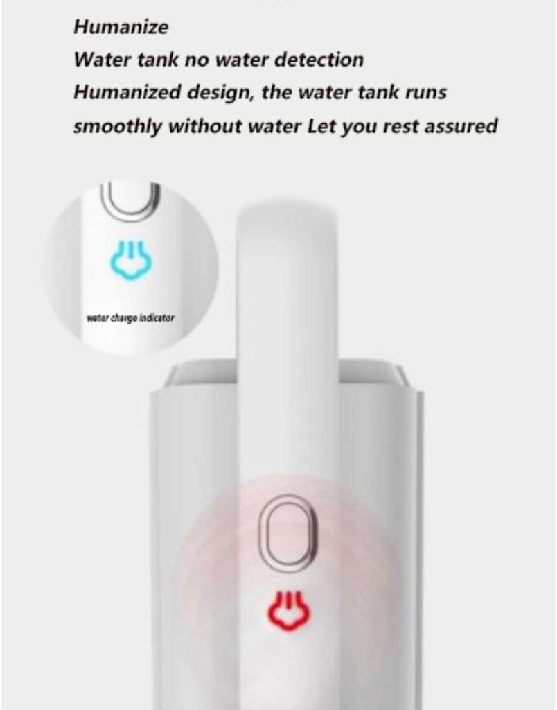 All-in-one Steam Mop and Detachable Handheld Cleaner, 5 Large Brush Heads, 360ml Powerful Cleaner, Multifunctional Floor Steamer for Carpet, Laminate, Tile, Car (Color : Gray)