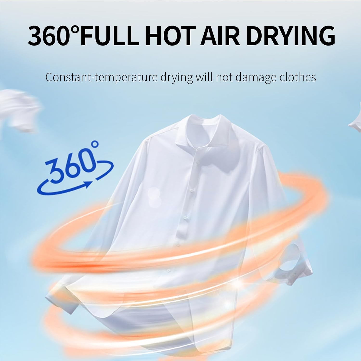 Portable Dryers for Laundry,900W Quickly Dry Portable Clothes Dryer for Clothes & Shoes, Large Capacity Portable Laundry Dryer for Apartments & Travel